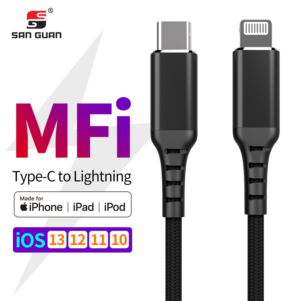 2M MFi  -USB-C 1M ̺ 6ft 3A 30W PD  ..